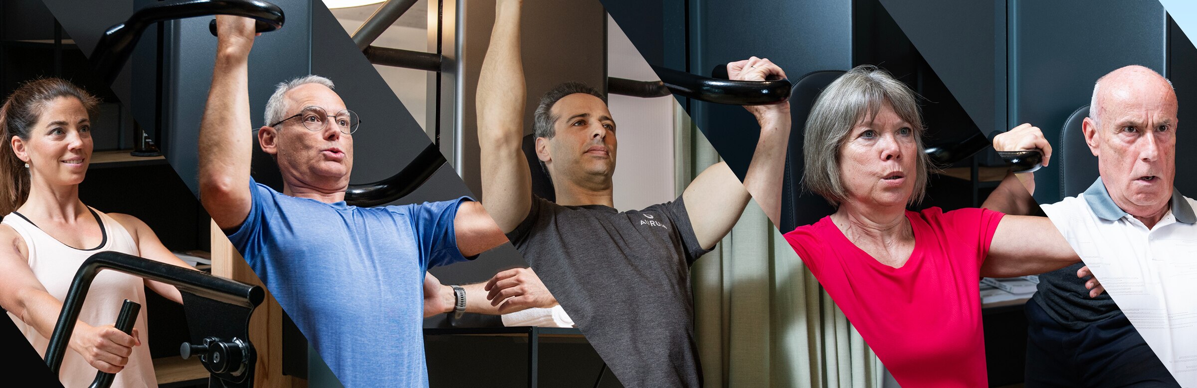 AURUM customers of every age training on the AURUM ONE
